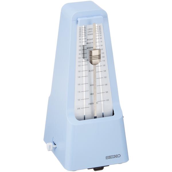 カラー：スカイブルー落下防止 持ち手付きで運びやすい。持ち手を使って運搬することで、教室間の移動など持ち運び時の落下を防ぐことができます。フタが本体背面に収納可能。フタはメトロノーム使用時には本体背面に収納でき、紛失や落下による破損などのト...