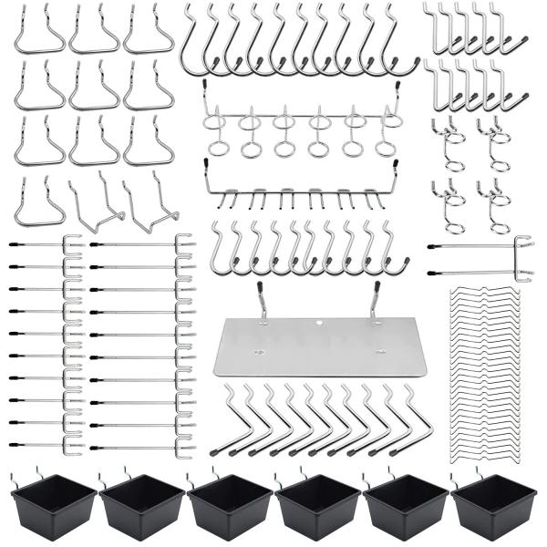 有孔ボード フック 156個セット 25mm パンチングボードフック 専用T型フック メ