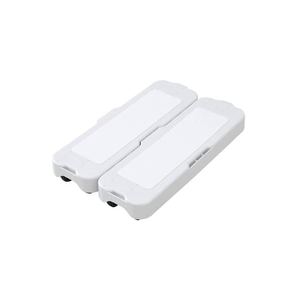 他サイト： 山善(YAMAZEN) 台車 スリム 耐荷重各30kg ストック・押入れ・キッチン収納 キャの商品画像