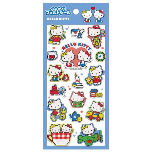 クラックス ハローキティ ふんわりフェルトシール 2 280835 : まんてん