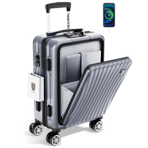 New Trip スーツケース 機内持ち込み フロントオープン New Trip スーツケース 機内持ち込み フロントオープン