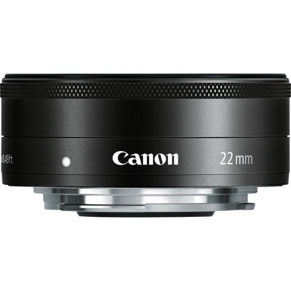 Canon 単焦点広角レンズ EF-M22mm F2 STM ミラーレス一眼対応 ブラック