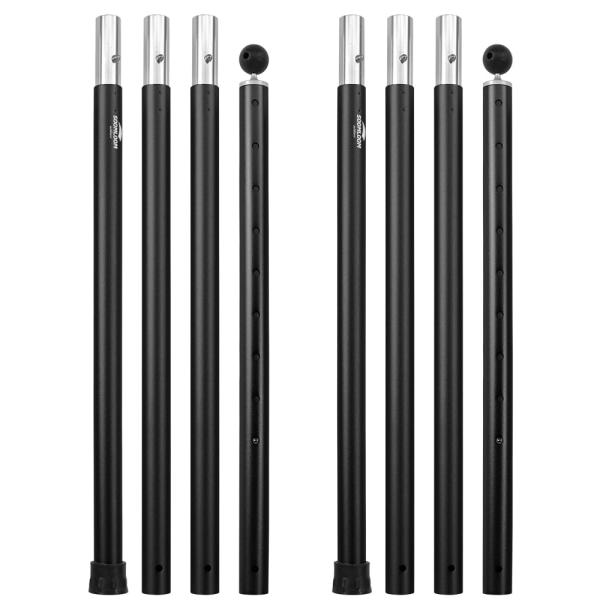 他サイト： Soomloomアルミポール テント・タープ設営用 A6061アルミニウム 外径33mm ４節連の商品画像