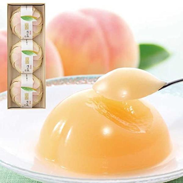 宗家 源吉兆庵 清水白桃ぜりぃ 3個入