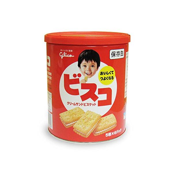 ビスコ保存缶 クリームサンドビスケット