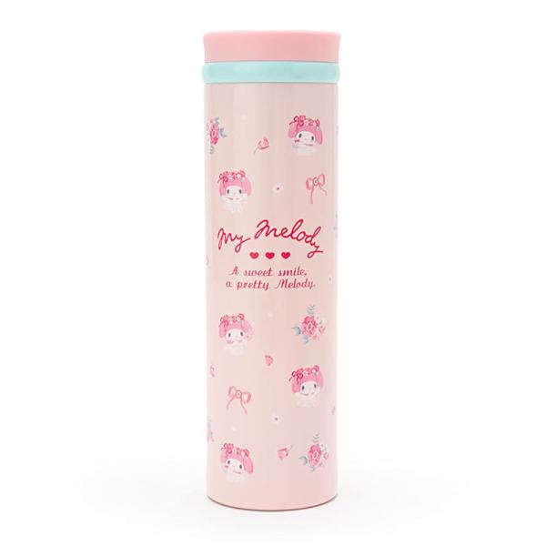 サンリオ 子供用 水筒 460ml 直飲み 軽量 ステンレス ボトル マイメロディ my melody 保温 保冷 女の子 キャラクター 8