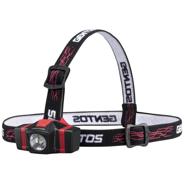 GENTOS(ジェントス) LED ヘッドライト 小型 軽量80g 単3電池式 30ルーメン GD-702D 登山 釣り