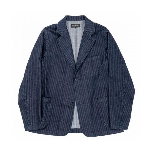 ワーカーズ WORKERS Lounge Jacket, Indigo Herringbone ラウンジジャケット　インディゴヘリンボーン　カバーオール