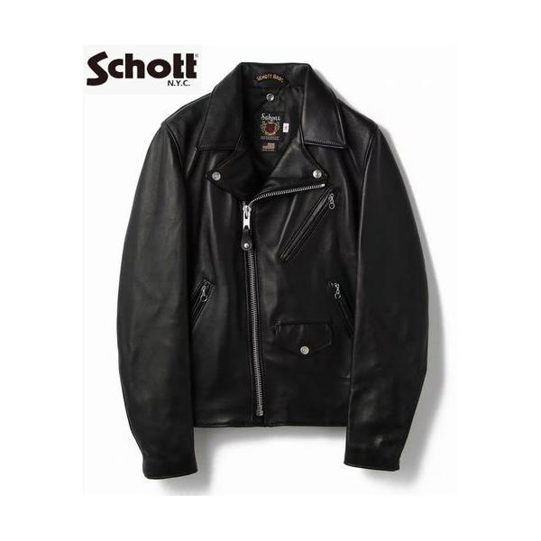 ★ 美品 Schott RIDERS JACKET ライダース 羊 ★ Schott N.Y.C（ショット） SCHOTT 3950089(7827150009) 228US LAMB