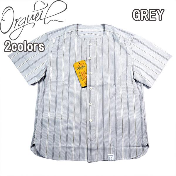 オルゲイユ ORGUEIL OR-5091 Baseball Shirt ベースボールシャツ 半袖 