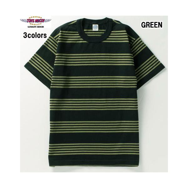 トイズマッコイ TOYS McCOY TMC2435 THE GREAT AMERICAN HERO MULTI BORDERED TEE　半袖　Tシャツ ボーダー