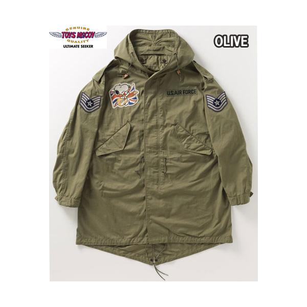トイズマッコイ TOYSMcCOY TMJ2629 PARKA,MAN'S,COTTON NYLON OXFORD O.G. SNOOPY 