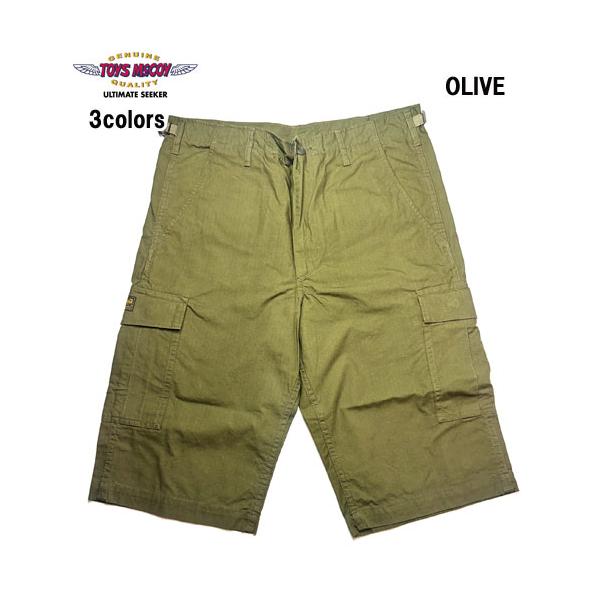 トイズマッコイ TOYS McCOY TMP2503 MILITARY CROPPED HOT WEATHER TROUSERS RIPSTOP ミリタリー ショートパンツ　ハーフパンツ リップストップ