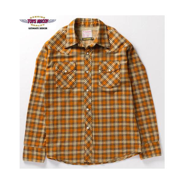 トイズマッコイ TOYS McCOY TMS2404 TAXI DRIVER PRINTED COTTON CHECK SHIRT タクシードライバー プリントシャツ ボタンシャツ