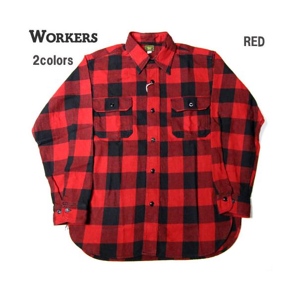 WORKERS ワーカーズ WORKERS Deluxe Shirt OPEN FRONT ネルシャツ