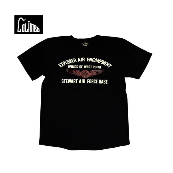 コリンボ COLIMBO ZB-0412 Norwalk Cotton Tee =AIR FORCE WING EMBLEM=-エアフォース・ウイング・エンブレム- 半袖Tシャツ プリントTee