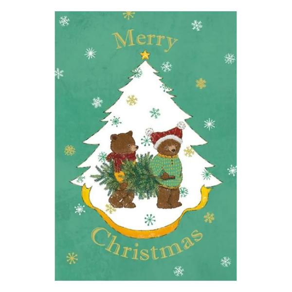 葉鳥ビスコ 直筆サイン＋イラスト入り クリスマスカード 葉鳥ビスコ