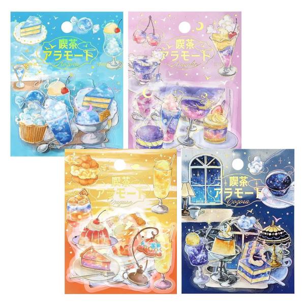 喫茶アラモード・空 フレークシール 10柄30枚入り BGM メール便可能 M在庫-2-B1