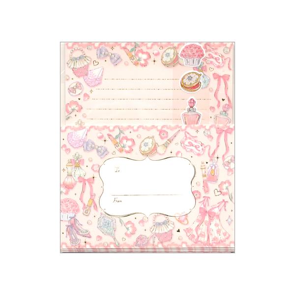 Clothes-Pin たけいみきレターセット フェミニンコスメ 便箋8枚