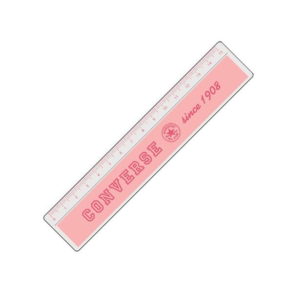 CONVERSE 定規 15cm ピンク H028-56 H028-55 コンバース 学研SF 20個までネコポス便可能 M在庫-2