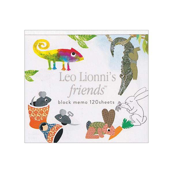 レオ・レオニブロックメモ Leo Lionni's friends 4柄120枚 22-905 6個