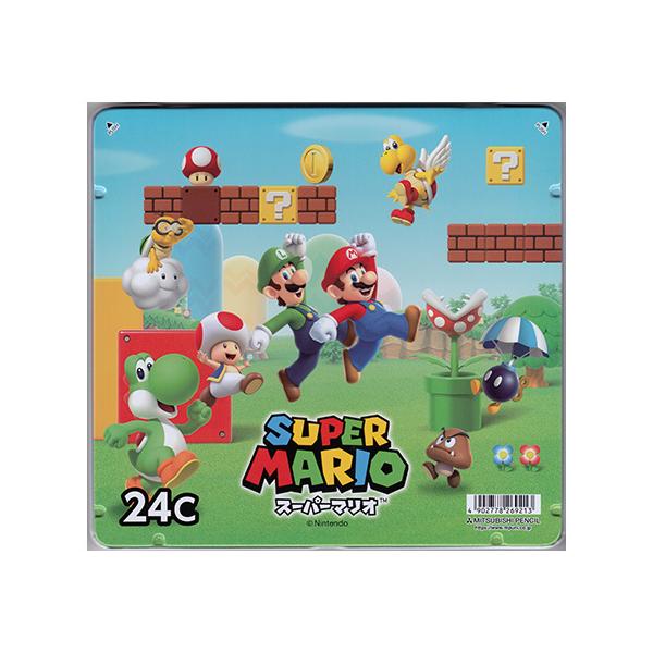 三菱鉛筆 スーパーマリオ 色鉛筆880級24色セット K88024CSMS5