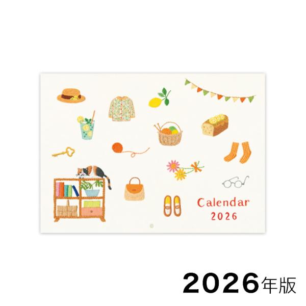 RYU-RYU（リュリュ） ポイント5倍 2026年版ステッチカレンダー 壁掛け