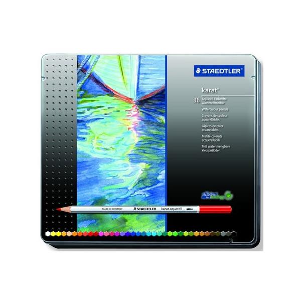 ステッドラー（STAEDTLER） カラト アクェレル水彩色鉛筆36色セット