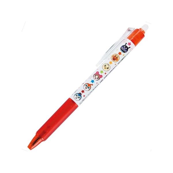 サンスター文具 アンパンマンフリクションボールノック05 レッド 0.5mm