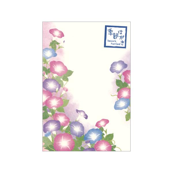 ころまま　2022年夏用葉書(あさがお)【100枚×4】 ころまま 2022年夏用葉書(あさがお)【100枚×4】 絵入りはがき