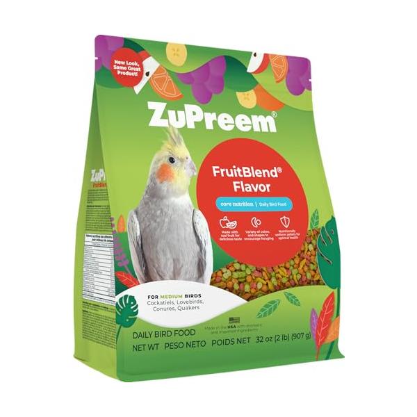 ズプリーム ZuPreem フルーツブレンド M オカメインコ 907グラム x 1