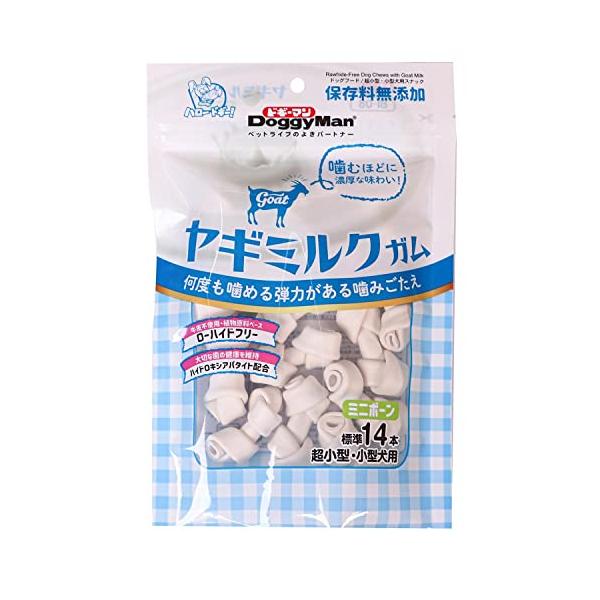 ドギーマン ヤギミルクガム ミニボーン 140ｇ標準14本