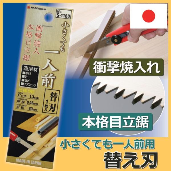 ノコギリ 小さくても一人前 替え刃 工具