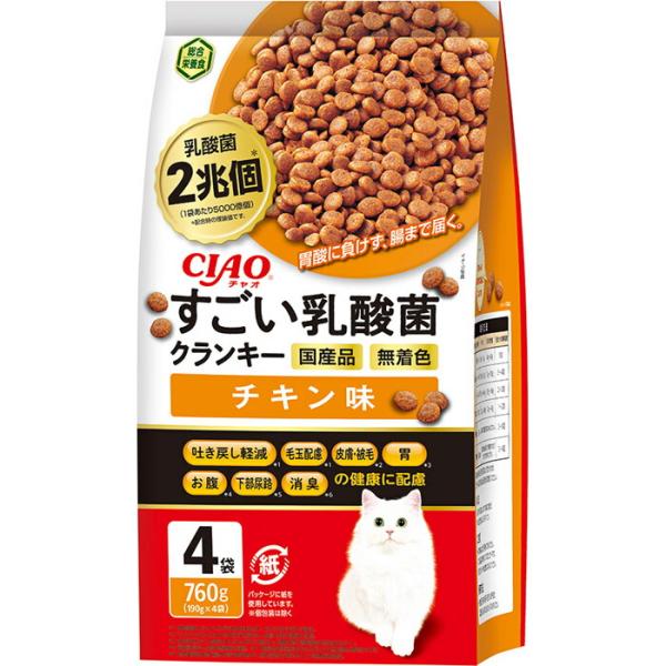CIAO（いなばペットフード） CIAO すごい乳酸菌クランキー チキン味