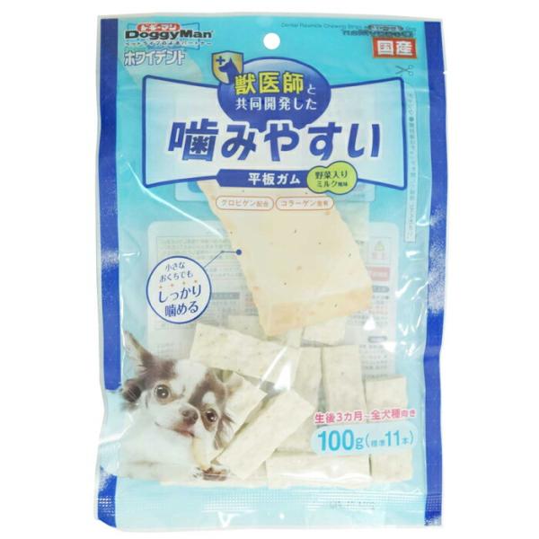 他サイト： ホワイデント 噛みやすい平板ガム 野菜入り100gの商品画像