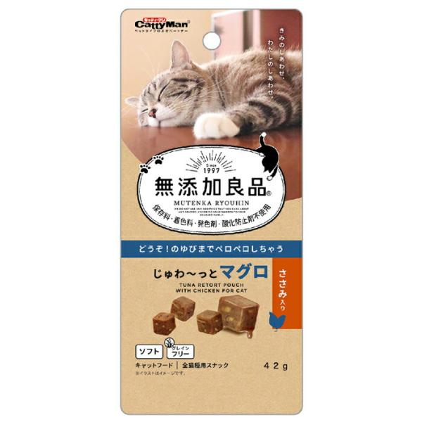 無添加良品 じゅわ〜っとマグロ ささみ入り