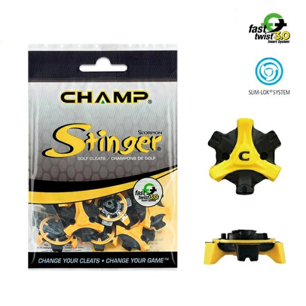 スティンガーは、全天候対応のスパイクで、濡れたコース等よりグリップ力が必要な時に最適な鋲です。 また、鋲の黒いベース素材は硬く、黄色の3本の足はポリエステル製の柔らかい素材を採用していることで、耐久性・快適性・グリップ力に優れています。スリ...
