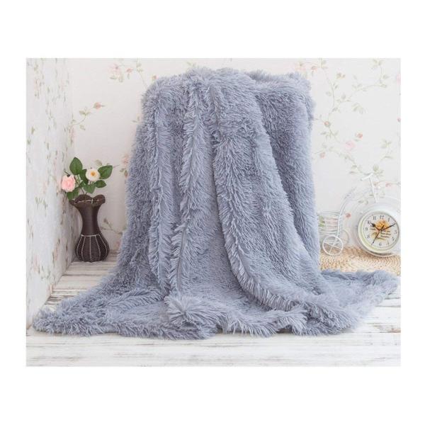 長い毛羽毛布 ユニークインテリア ソファ毛布背景毛布 おしゃれ ショッピング 秋冬二重防寒毛布 膝掛け ブランケット