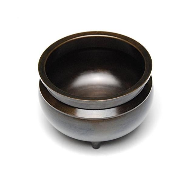 香炉 机上 香呂 真鍮製 色付 3寸 線香立 天然 価格