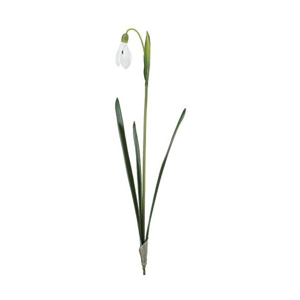 Asca 造花 スノードロップ 花径2cm ホワイト A 001 Muz Sam Ru