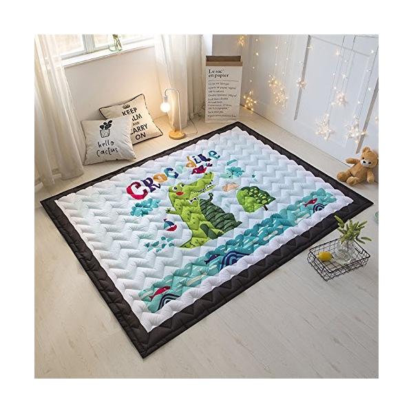 最新 綿花世界 ベビープレイマット ベビーマット マット プレイマット 遊びマット 大人気 超可愛い 動物柄