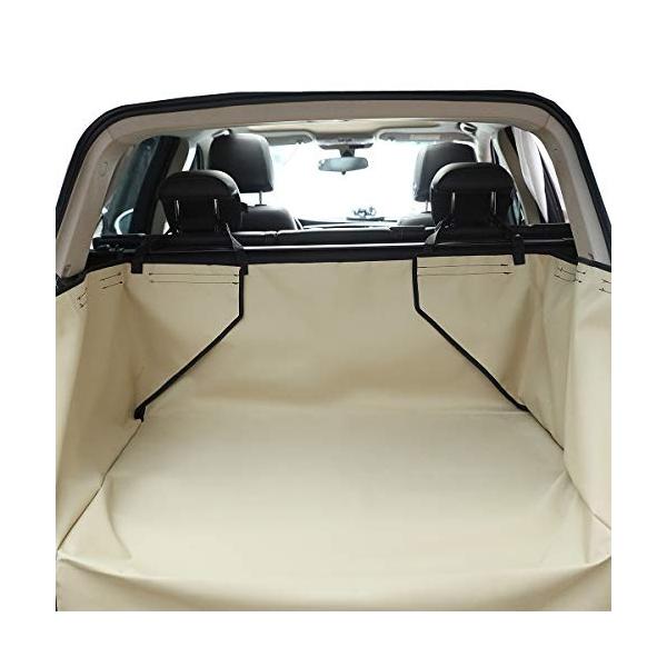 Honcenmax ペット用ドライブシート 人気トランクマット 中古 車用ペットシート 犬用カーシートカバー 防水 折り畳み 滑り止め 車後部座席