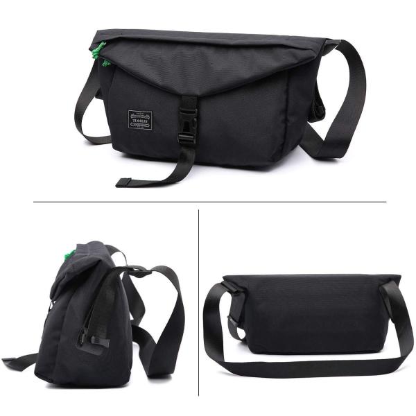 Fandare メンズ 男 ショルダーバッグ 斜めがけ 防水 大容量 軽量 かばん 物品 出 通勤 通学 ボディバッグ カジュアル ウエストポーチ