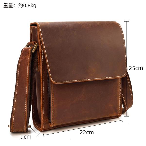 ショルダーバッグ メンズ 本革 海外並行輸入正規品 斜め掛けバッグ ビンテージ レザー 肩掛け鞄 牛革 メッセンジャーバッグ お出掛け