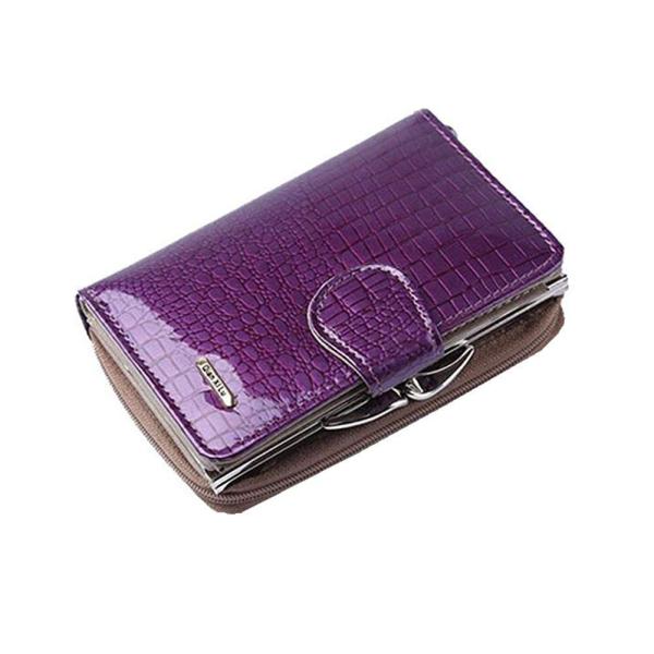 Meewin 財布 レディース 牛本革 激安通販販売 お洒落 小銭入れあり 便利 コンパクト ミニ財布 大容量 三つ 本革 二つ折り がま口 コインケース