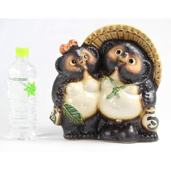 Ctoc Japan Select 驚きの価格が実現 信楽焼 たぬき 置物 アベックたぬき マルチ アベック狸 おしゃれ 陶器 8号