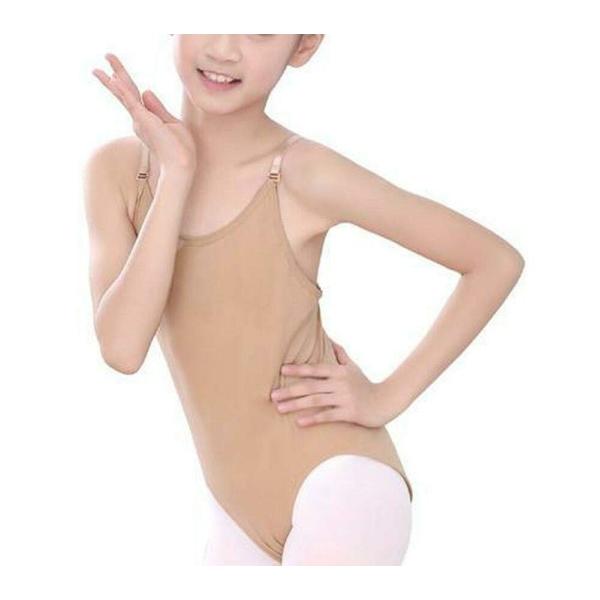 子供 ジュニア キッズ バレエ 新体操 体操 インナー レオタード ボディファンデーション 肩紐調節 キャミソール S 5starinspections Com
