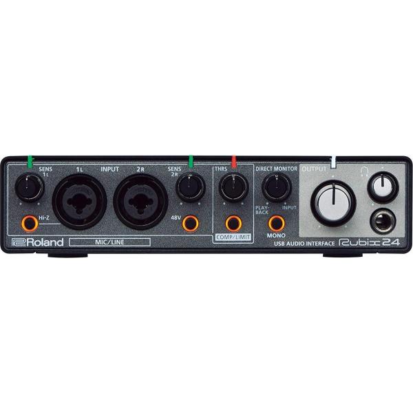 買取 ダイナミックマイク 卓上スタンド付roland オーディオインターフェイス Rubix 24 宅録セット