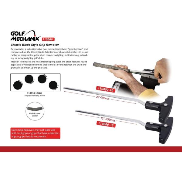 Golf Mechanix ゴルフメカニックス 工具 グリップリムーバー ｖ溝タイプ 12インチ Sde Org Do