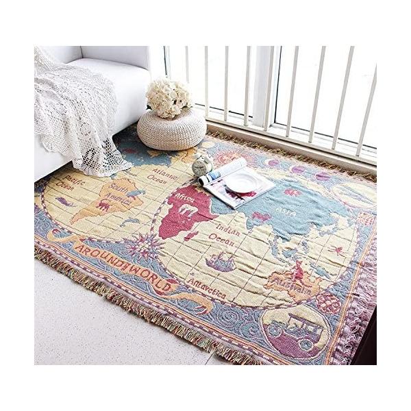 英語で世界地図模様柔らかい毛布 現金特価 ブランケット 人気製品 超可愛い